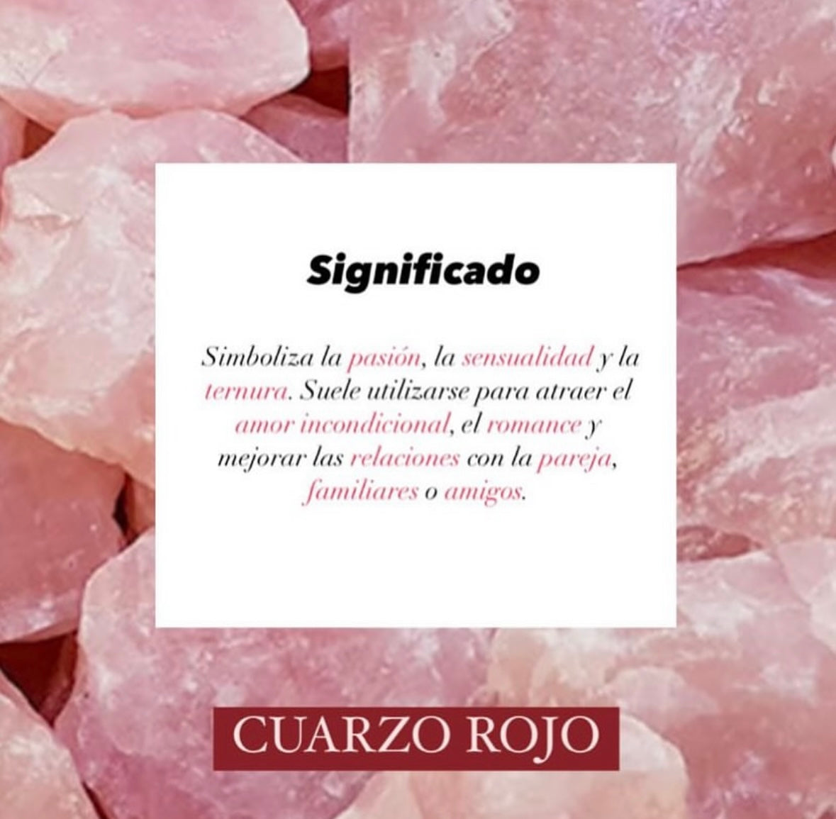 Pack Jade y Cuarzo Rojo