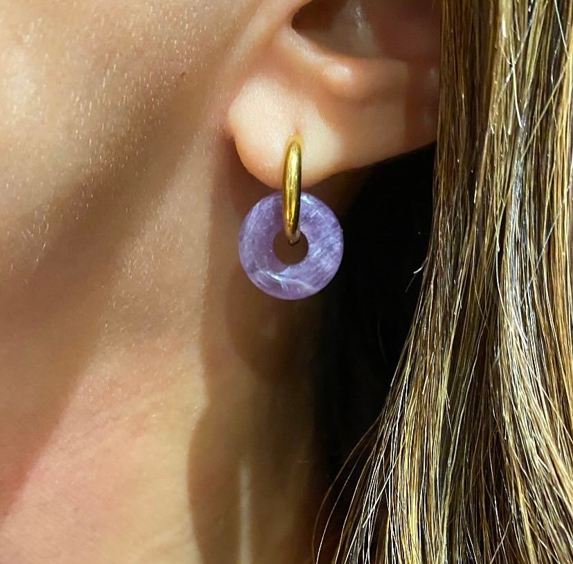 Pendientes Amatista