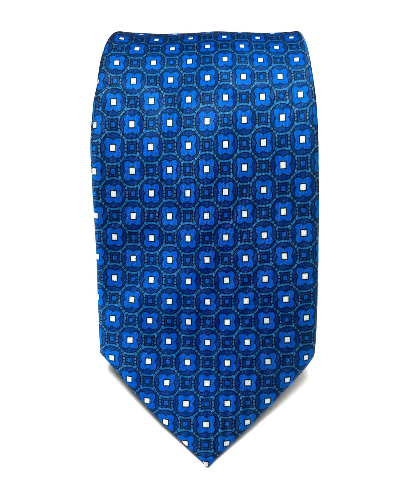 Corbata azul eléctrico