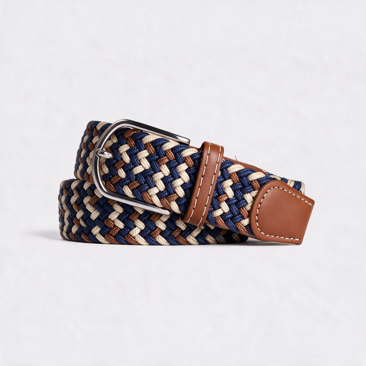 Cinturón Bicolor (Azul-Marrón)