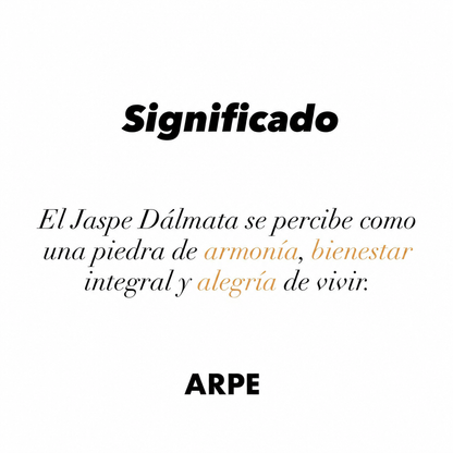 Pendientes Jaspe Dálmata