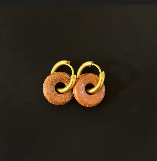 Pendientes Arenisca Dorada