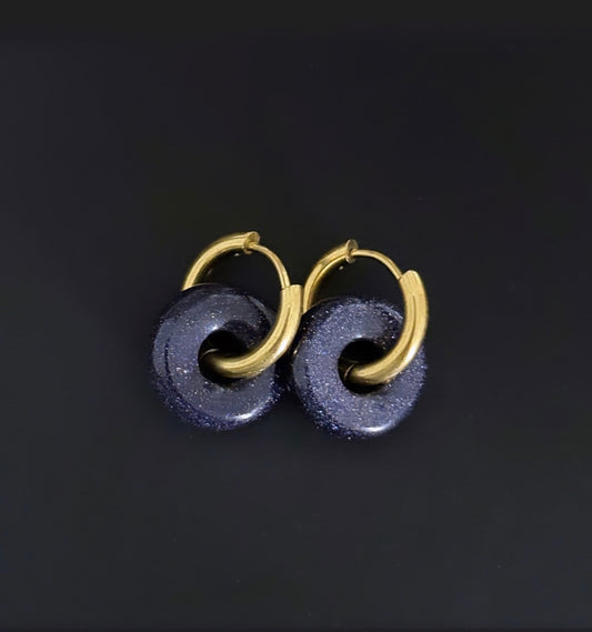Pendientes Arenisca Azul