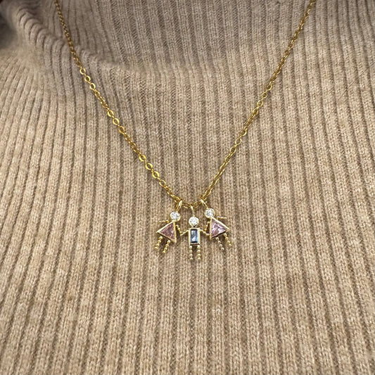 Colgante 2 Niñas + Niño