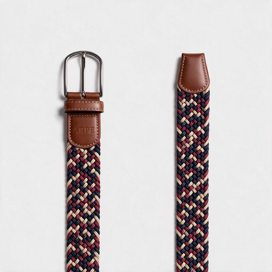Cinturón Bicolor (Granate - Azul)