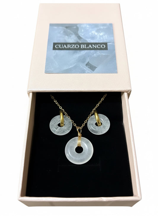 Conjunto CUARZO BLANCO🤍