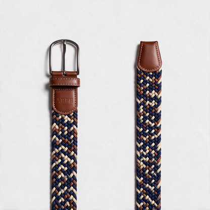 Cinturón Bicolor (Azul-Marrón)