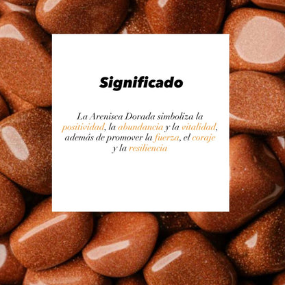 Pendientes Arenisca Dorada