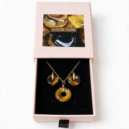 Conjunto Ojo de Tigre