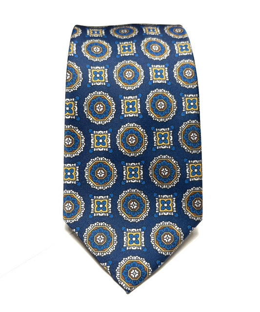 Corbata azul vintage