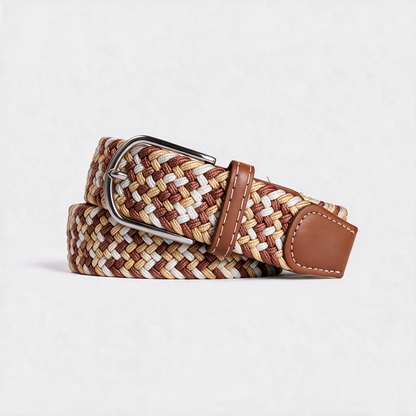 Cinturón Bicolor (Beige-Marrón)