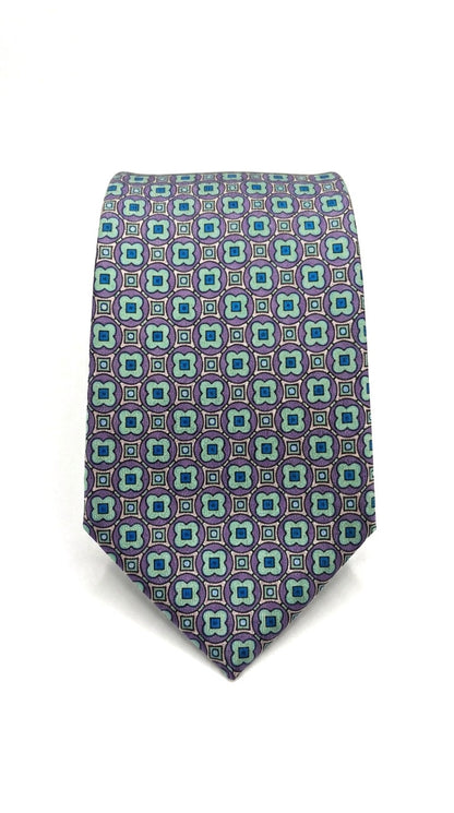 Corbata celeste geométrico