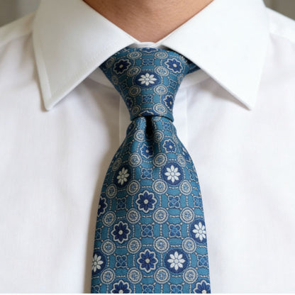 Corbata azulejo real