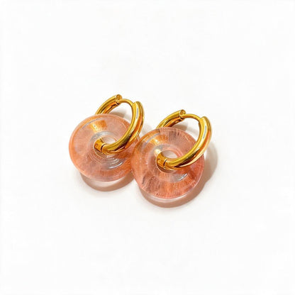 Pendientes Cuarzo Rojo
