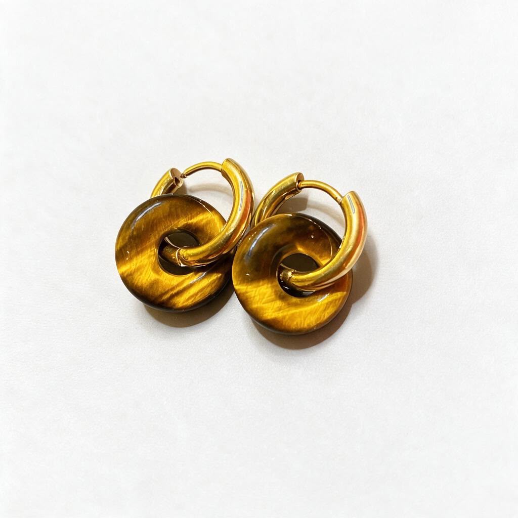 Pendientes Ojo de Tigre